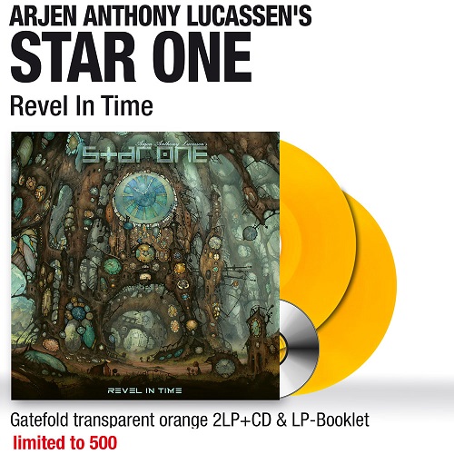 Arjen Anthony Lucassen's Star One - Revel in Time. Ltd Ed. Orange 2LP/CD.